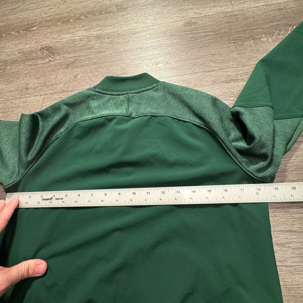 Under Armour Jacket Womens Small Green Bomber Qualifier Hybrid Warm Up Adult - Picture 6 of 7